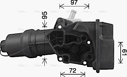 Ava Quality Cooling VN3329H - Масляний радіатор, рухове масло avtolavka.club