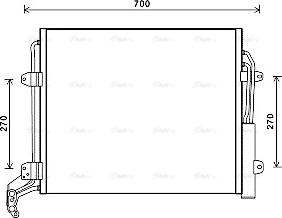 Ava Quality Cooling VNA5324D - Конденсатор, кондиціонер avtolavka.club