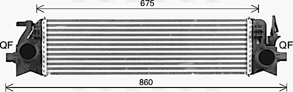 Ava Quality Cooling VO4305 - Интеркулер avtolavka.club