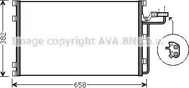 Ava Quality Cooling VO5150 - Конденсатор, кондиціонер avtolavka.club