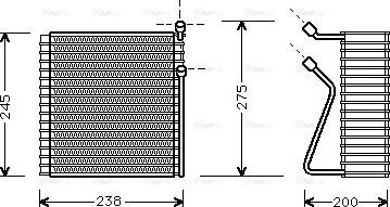 Ava Quality Cooling VO V091 - Випарник, кондиціонер avtolavka.club