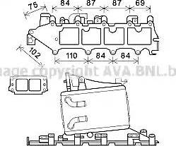 Ava Quality Cooling VW4361 - Интеркулер avtolavka.club