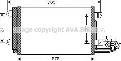 Ava Quality Cooling VW 5269 - Конденсатор, кондиціонер avtolavka.club