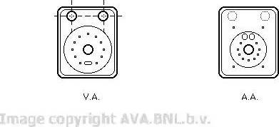 Ava Quality Cooling VW3093 - Масляний радіатор, рухове масло avtolavka.club