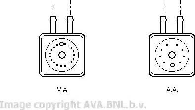 Ava Quality Cooling VW 3148 - Масляний радіатор, рухове масло avtolavka.club