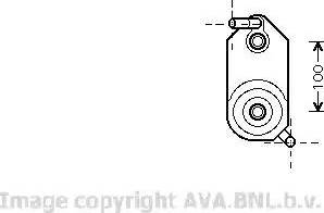Ava Quality Cooling VW 3110 - Масляний радіатор, автоматична коробка передач avtolavka.club