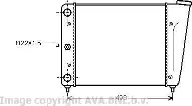 Ava Quality Cooling VW 2009 - Радіатор, охолодження двигуна avtolavka.club