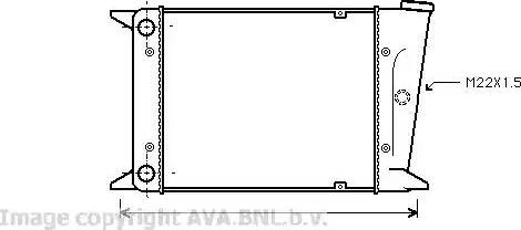 Ava Quality Cooling VW 2006 - Радіатор, охолодження двигуна avtolavka.club