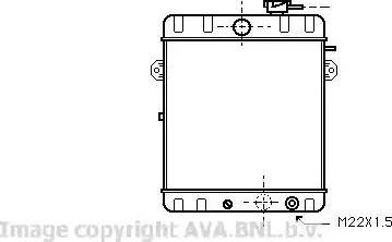 Ava Quality Cooling VW 2007 - Радіатор, охолодження двигуна avtolavka.club