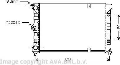 Ava Quality Cooling VW 2018 - Радіатор, охолодження двигуна avtolavka.club