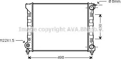 Ava Quality Cooling VWA2047 - Радіатор, охолодження двигуна avtolavka.club