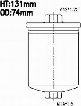 Azumi FSP41010 - Паливний фільтр avtolavka.club