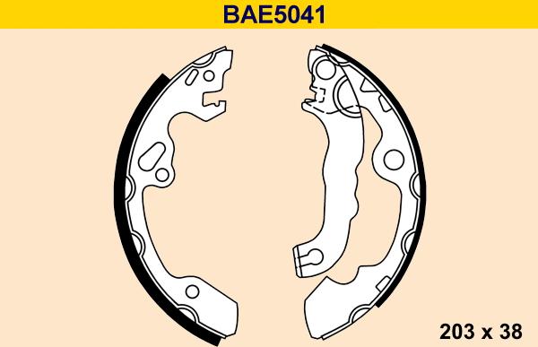 Barum BAE5041 - Комплект гальм, барабанний механізм avtolavka.club