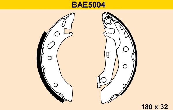 Barum BAE5004 - Комплект гальм, барабанний механізм avtolavka.club