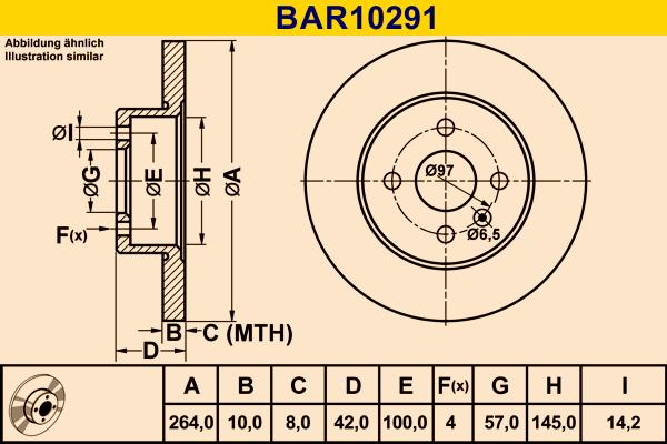 Barum BAR10291 - Гальмівний диск avtolavka.club