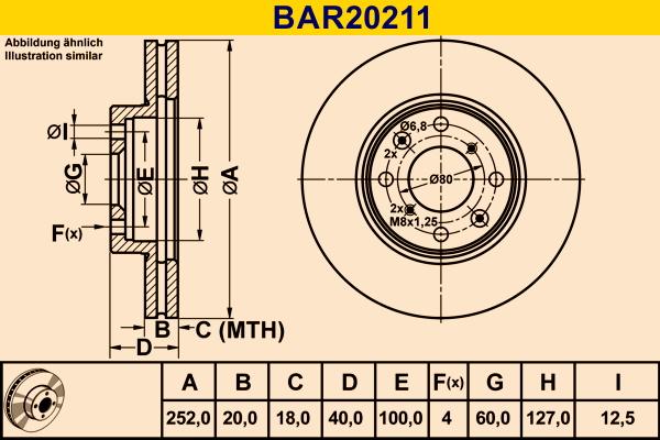 Barum BAR20211 - Гальмівний диск avtolavka.club