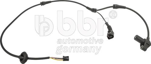 BBR Automotive 002-40-09198 - Датчик ABS, частота обертання колеса avtolavka.club