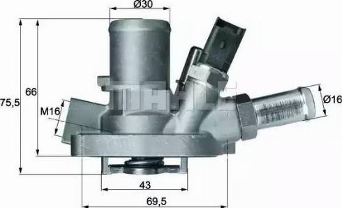 BEHR TI 147 80 - Термостат, охолоджуюча рідина avtolavka.club