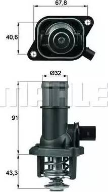 BEHR TI 16 105 - Термостат, охолоджуюча рідина avtolavka.club