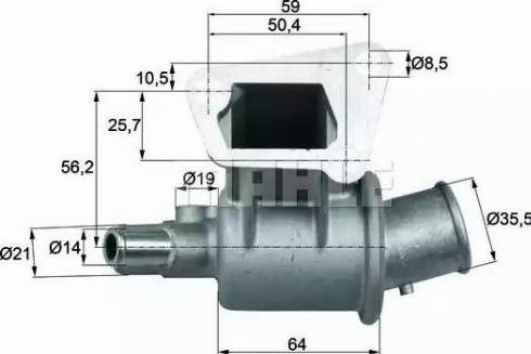 BEHR TI 189 83D - Термостат, охолоджуюча рідина avtolavka.club