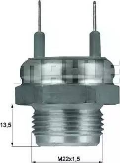 BEHR TSW 7D - Термовимикач, вентилятор радіатора / кондиціонера avtolavka.club