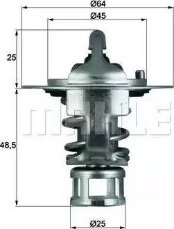 BEHR TX 65 77 - Термостат, охолоджуюча рідина avtolavka.club