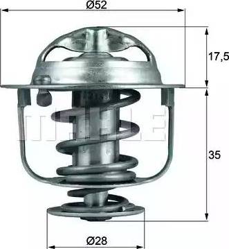 BEHR TX 119 82D - Термостат, охолоджуюча рідина avtolavka.club