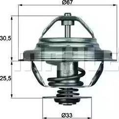 BEHR TX 27 71D - Термостат, охолоджуюча рідина avtolavka.club