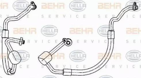BEHR HELLA Service 9GS 351 338-511 - Трубопровід низького тиску, кондиціонер avtolavka.club