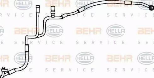BEHR HELLA Service 9GS 351 337-211 - Трубопровід високого тиску, кондиціонер avtolavka.club