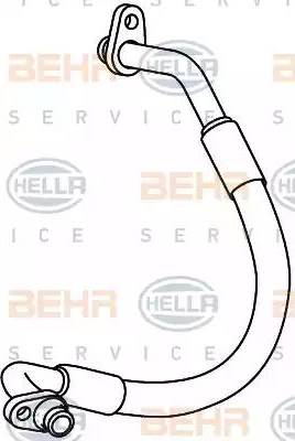 BEHR HELLA Service 9GS 351 337-781 - Трубопровід високого тиску, кондиціонер avtolavka.club