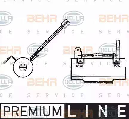 BEHR HELLA Service 9ML 351 332-171 - Опір, реле, вентилятор салону avtolavka.club