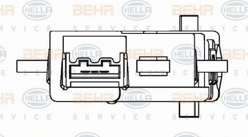 BEHR HELLA Service 6NW 351 345-211 - Регулювальний елемент, змішувальний клапан avtolavka.club