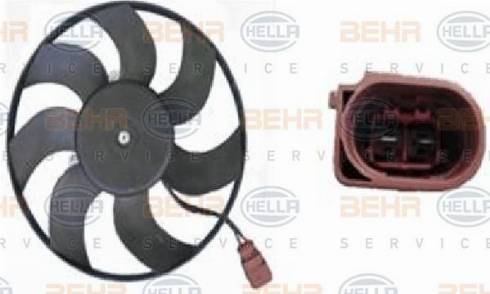 BEHR HELLA Service 8EW 351 040-414 - Вентилятор, охолодження двигуна avtolavka.club