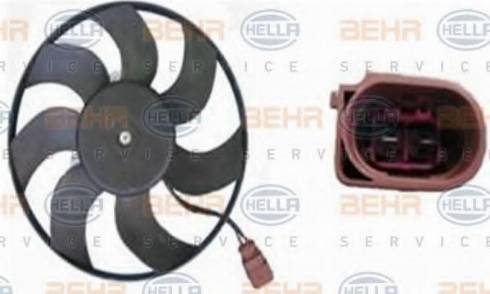 BEHR HELLA Service 8EW 351 040-061 - Вентилятор, охолодження двигуна avtolavka.club