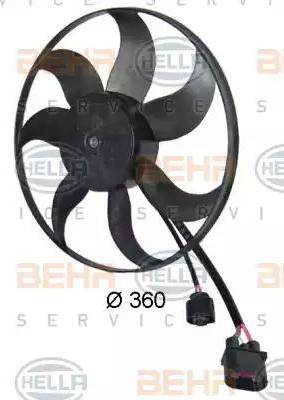 BEHR HELLA Service 8EW 351 039-171 - Вентилятор, охолодження двигуна avtolavka.club