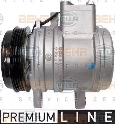 BEHR HELLA Service 8FK 351 001-381 - Компресор, кондиціонер avtolavka.club