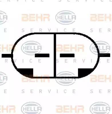 BEHR HELLA Service 8FK 351 134-951 - Компресор, кондиціонер avtolavka.club