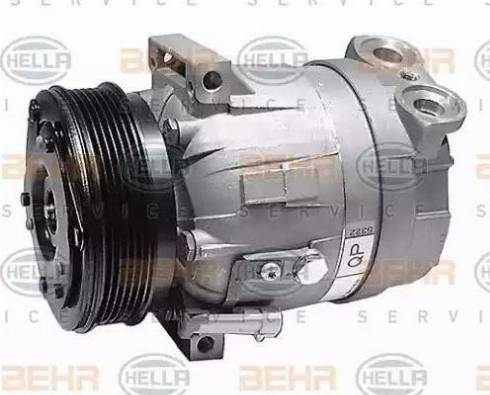 BEHR HELLA Service 8FK 351 134-081 - Компресор, кондиціонер avtolavka.club