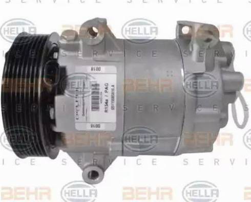 BEHR HELLA Service 8FK 351 135-051 - Компресор, кондиціонер avtolavka.club