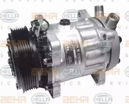 BEHR HELLA Service 8FK 351 126-011 - Компресор, кондиціонер avtolavka.club