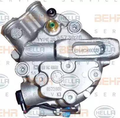 BEHR HELLA Service 8FK 351 340-251 - Компресор, кондиціонер avtolavka.club