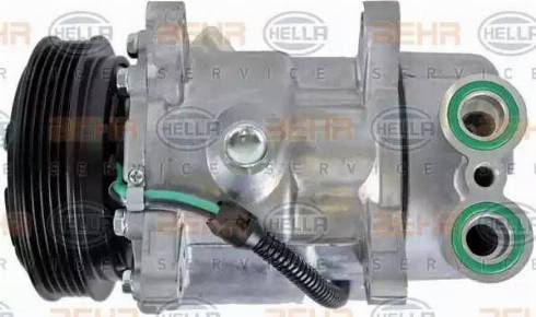 BEHR HELLA Service 8FK 351 316-931 - Компресор, кондиціонер avtolavka.club