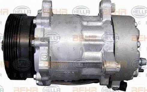 BEHR HELLA Service 8FK 351 316-091 - Компресор, кондиціонер avtolavka.club