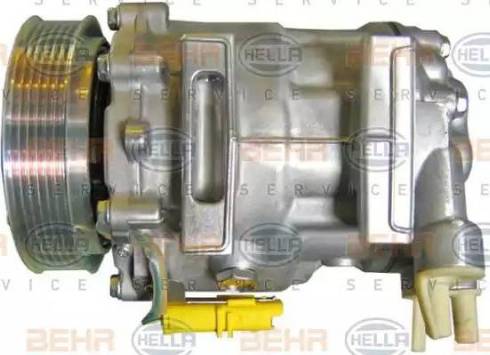 BEHR HELLA Service 8FK 351 316-381 - Компресор, кондиціонер avtolavka.club