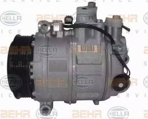 BEHR HELLA Service 8FK 351 316-291 - Компресор, кондиціонер avtolavka.club