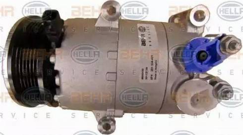 BEHR HELLA Service 8FK 351 334-421 - Компресор, кондиціонер avtolavka.club