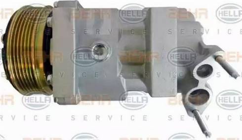 BEHR HELLA Service 8FK 351 322-901 - Компресор, кондиціонер avtolavka.club