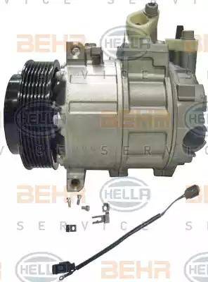 BEHR HELLA Service 8FK 351 322-921 - Компресор, кондиціонер avtolavka.club