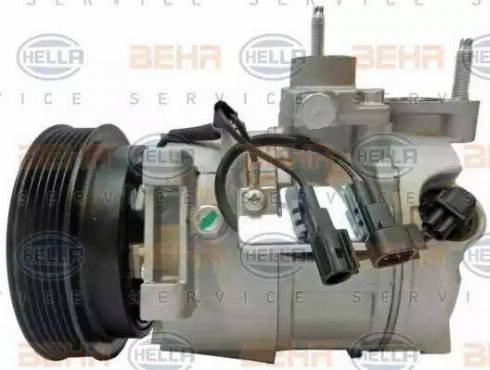 BEHR HELLA Service 8FK 351 322-671 - Компресор, кондиціонер avtolavka.club